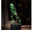 Beling 3D lampa,Diego Maradona, 16 Barevná TZ11