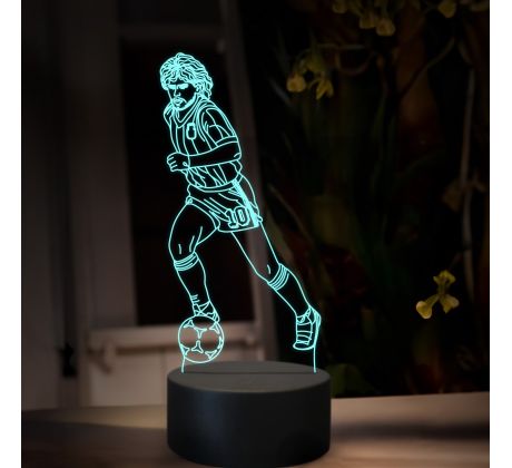 Beling 3D lampa,Diego Maradona, 16 Barevná TZ11