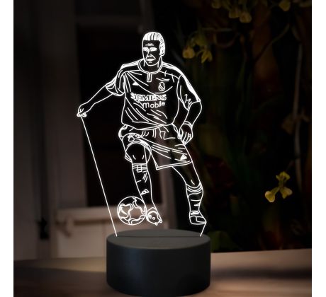 Beling 3D lampa,David Backham, 16 Barevná TZ10