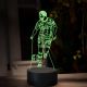 Beling 3D lampa,Kevin De Bruin, 16 Barevná TZ16