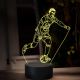 Beling 3D lampa,Cristiano Ronaldo, 16 Barevná TZ23