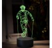 Beling 3D lampa, Mohamed Salah,16 Barevná TZ18