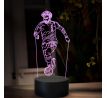 Beling 3D lampa, Mohamed Salah,16 Barevná TZ18