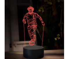 Beling 3D lampa, Mohamed Salah,16 Barevná TZ18