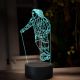 Beling 3D lampa,Ronaldinho, 16 Barevná TZ22
