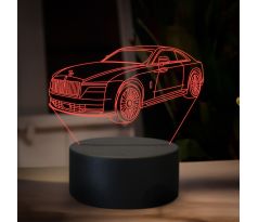 Beling 3D lampa,rolls royce ghost, 16 barevná ME4