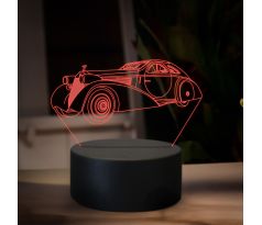 Beling 3D lampa,rolls royce phantom 1925, 16 barevná ME5