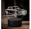 Beling 3D lampa,rolls royce phantom silver shadow, 16 barevná ME8