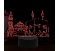 Beling 3D lampa, Makka Medina, 16 barevná, AA01