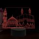 Beling 3D lampa, Makka Medina, 16 barevná, AA01