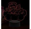 Beling 3D lampa, Spící anděl, 16 barevná, AA06