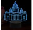 Beling 3D lampa, Chrám sv. Izáka, 16 barevná, AA08