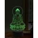Beling 3D lampa, Buddhův lotos, 16 barevná, AA09