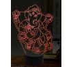 Beling 3D lampa, Ganéše, 16 barevná, AA10