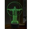 Beling 3D lampa, Kristus, 16 barevná, AA12