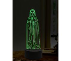Beling 3D lampa, Maria Rosa Mystica, 16 barevná, AA15