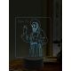 Beling 3D lampa, Otec Pio, 16 barevná, AA18