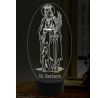 Beling 3D lampa, Svatá Barbara, 16 barevná, AA19