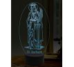 Beling 3D lampa, Svatá Barbara, 16 barevná, AA19