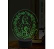 Beling 3D lampa, Panna Maria, 16 barevná, AA20