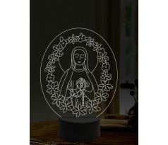 Beling 3D lampa, Panna Maria, 16 barevná, AA20