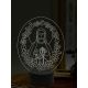 Beling 3D lampa, Panna Maria, 16 barevná, AA20