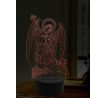 Beling 3D lampa, Archanděl Michael 3, 16 barevná, AA22