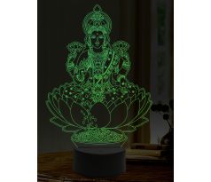 Beling 3D lampa, Šiva, 16 barevná, AA23