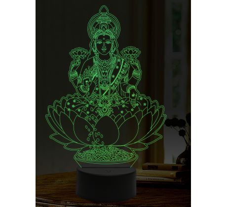 Beling 3D lampa, Šiva, 16 barevná, AA23