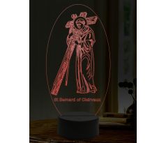Beling 3D lampa, Svatý Bernard, 16 barevná, AA25