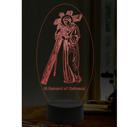 Beling 3D lampa, Svatý Bernard, 16 barevná, AA25