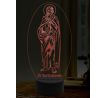 Beling 3D lampa, Svatý Bartoloměj, 16 barevná,AA26