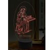 Beling 3D lampa, Svatý Bruno, 16 barevná, AA27