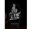Beling 3D lampa, Svatá Markéta z Antiochie, 16 barevná, AA28