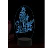 Beling 3D lampa, Svatá Markéta z Antiochie, 16 barevná, AA28