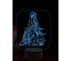 Beling 3D lampa, Svatý apoštol Marek, 16 barevná, AA30