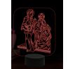 Beling 3D lampa, Svatá Marta, 16 barevná, AA31