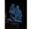 Beling 3D lampa, Svatá Marta, 16 barevná, AA31