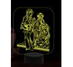 Beling 3D lampa, Svatá Marta, 16 barevná, AA31