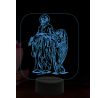 Beling 3D lampa, Svatý Matouš a anděl, 16 barevná,AA33