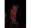 Beling 3D lampa, Svatý Matěj, 16 barevná, AA35