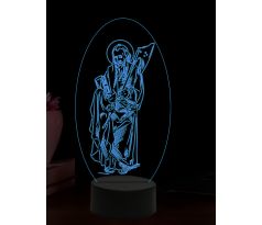 Beling 3D lampa, Svatý Matěj, 16 barevná, AA35
