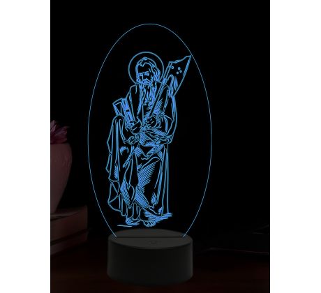 Beling 3D lampa, Svatý Matěj, 16 barevná, AA35