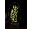 Beling 3D lampa, Svatý Matěj, 16 barevná, AA35