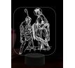 Beling 3D lampa, Svatá Matilda, 16 barevná, AA36