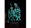 Beling 3D lampa, Svatá Matilda, 16 barevná, AA36