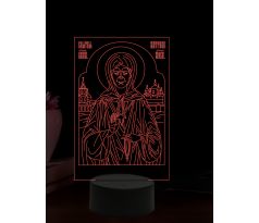 Beling 3D lampa, Svatá Matrona, 16 barevná, AA37