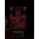 Beling 3D lampa, Svatá Matrona, 16 barevná, AA37