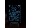 Beling 3D lampa, Svatá Matrona, 16 barevná, AA37