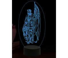 Beling 3D lampa, Svatý Mauricius, 16 barevná, AA38